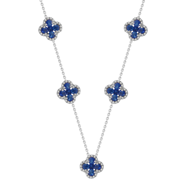 Safir Şans Pırlanta Kolye