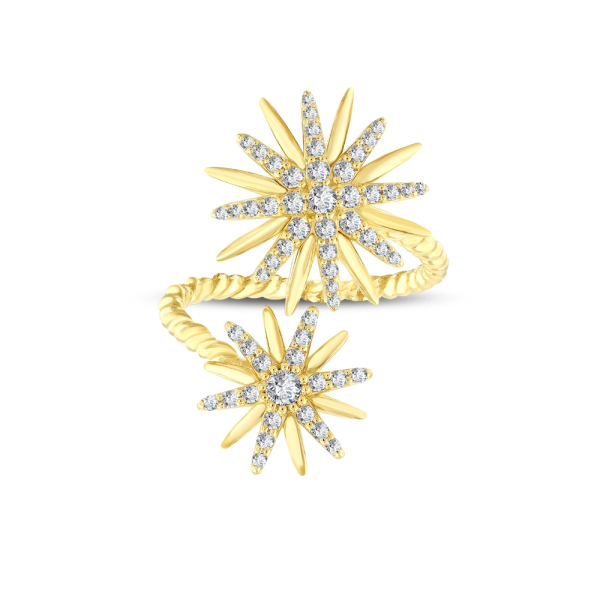 0.48 Karat Güneş Tasarım Pırlanta Yüzük