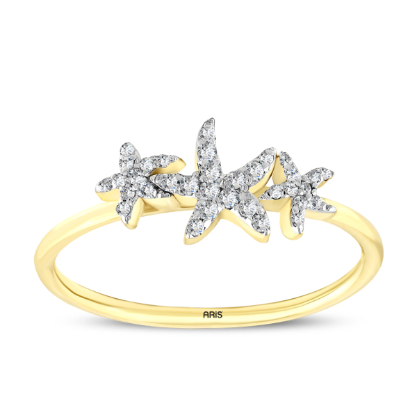 Deniz Yıldızı Pırlanta Yüzük