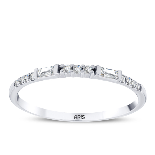 0.11 Karat Pırlanta Yarımtur Yüzük