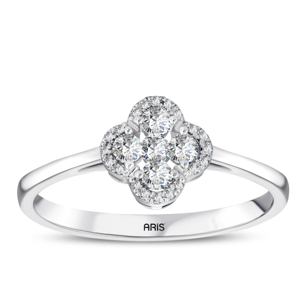 Pırlanta Yonca Yüzük