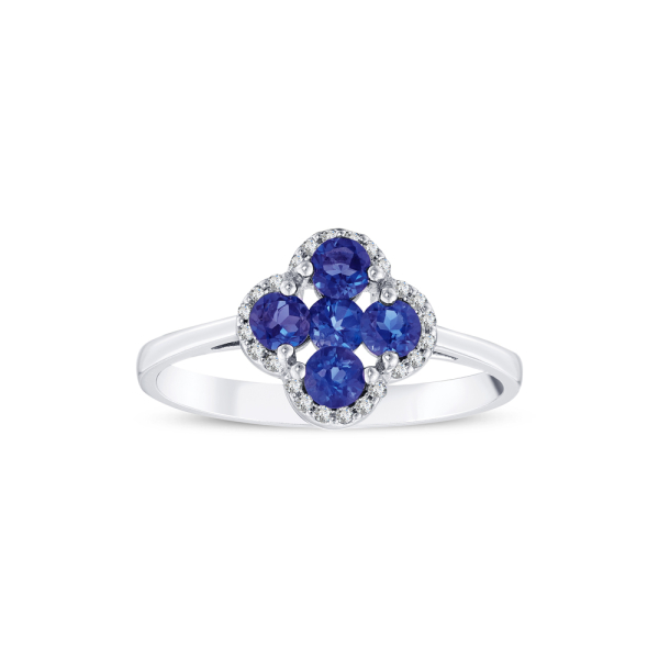 0.24 Karat Safir Pırlanta Yüzük