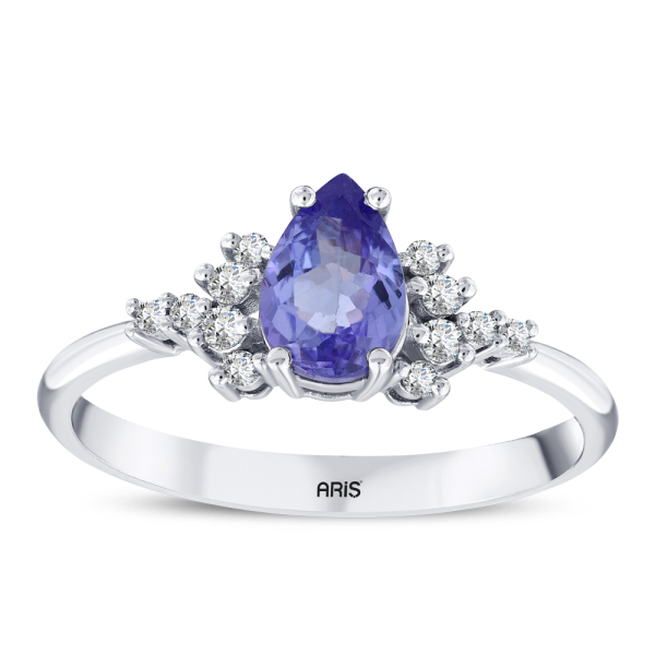 Damla Kesim Tanzanit Pırlanta Yüzük