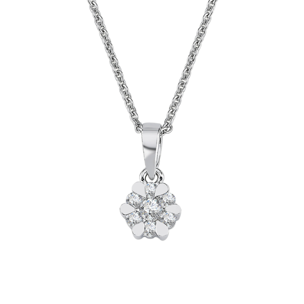 Pırlanta Effect Tektaş Kolye