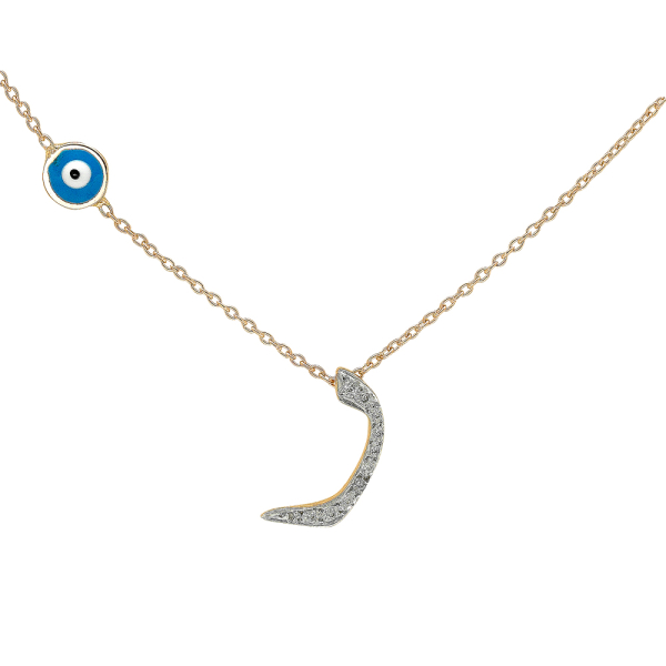 Pırlanta Arapça Ra Harfi Kolye