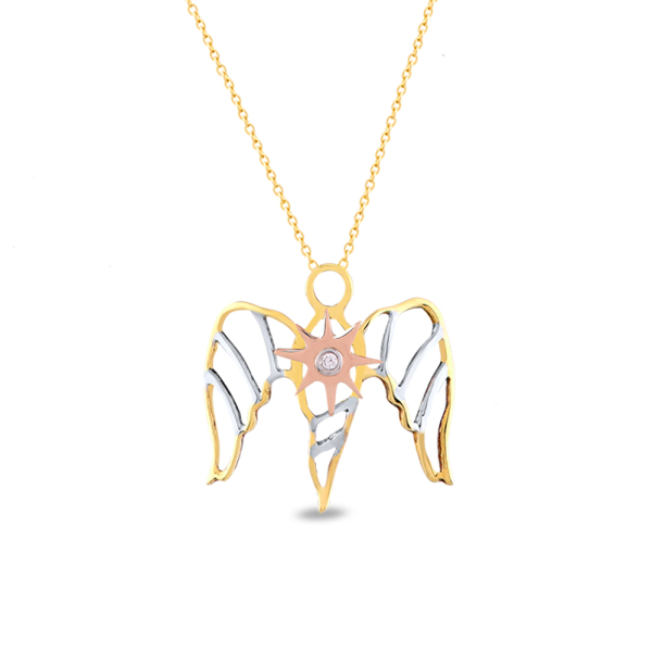 Pırlanta Şifa Meleği İsrafil Kolye