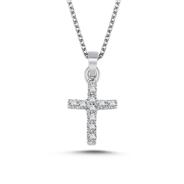 Pırlanta Haç Kolye