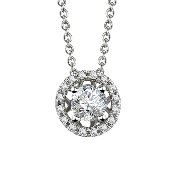 Pırlanta Fantezi Tektaş Kolye