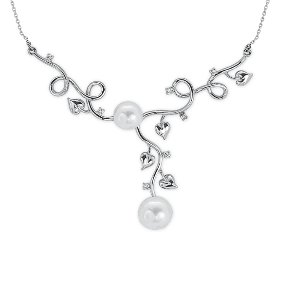 Pırlanta İnci Şebboy Kolye