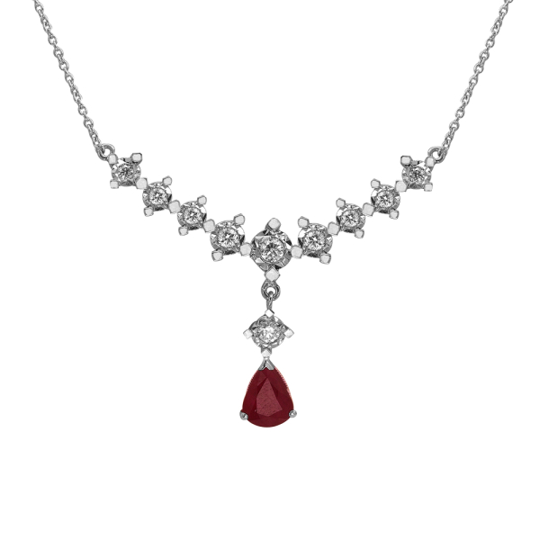 Pırlanta Yakut Miracle Kolye