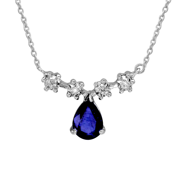 Pırlanta Miracle Safir Kolye