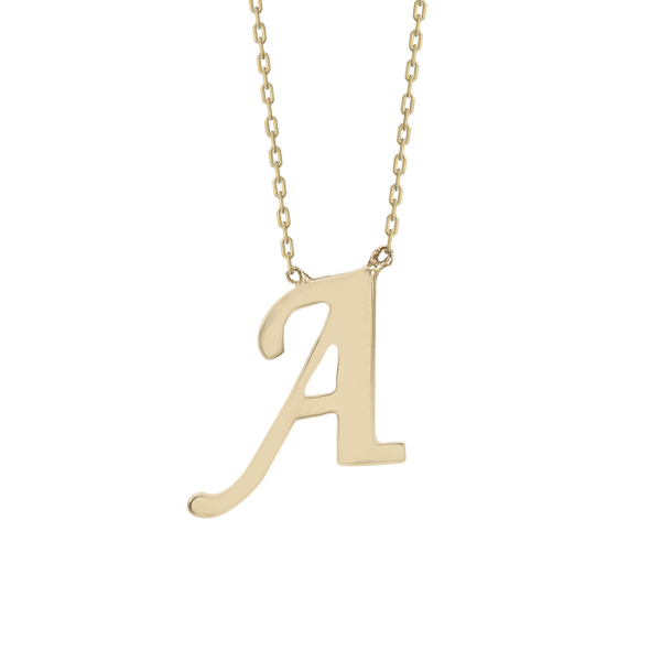 A Harfi Altın Kolye