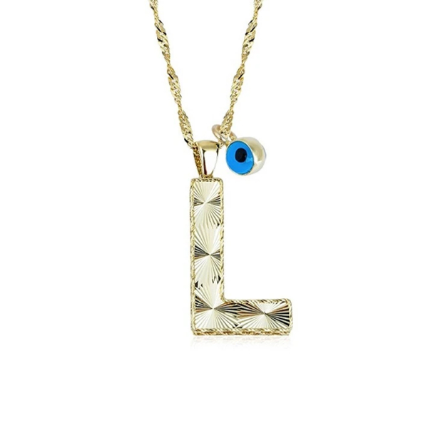 L Harfi Altın Kolye