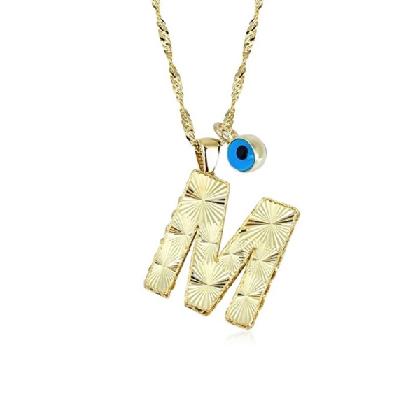 M Harfi Altın Kolye