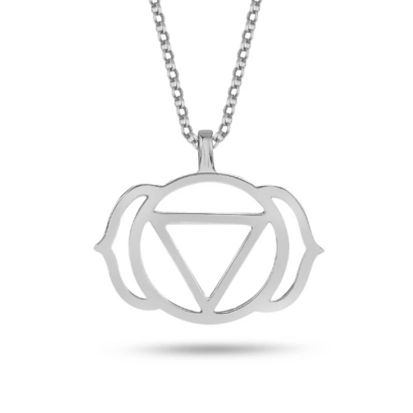 Alın Çakrası Gümüş Kolye