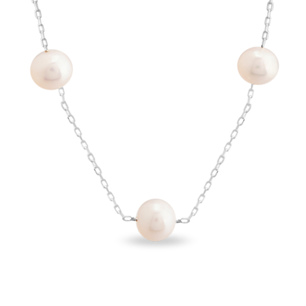 İncili Gümüş Kolye