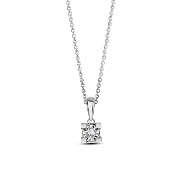 Pırlanta Tektaş Miracle Kolye (0.40 Ct. Görünüm)