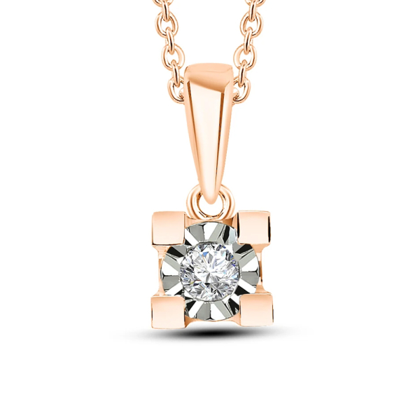 Pırlanta Tektaş Miracle Kolye (0.40 Ct. Görünüm)