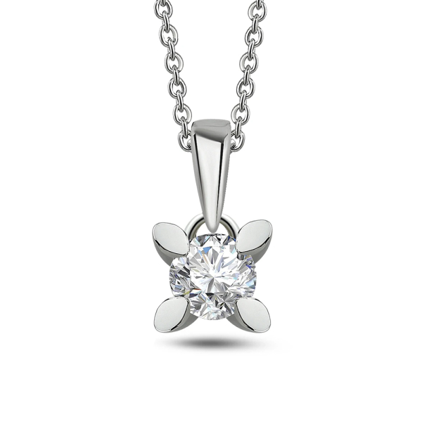 0.50 Karat Pırlanta Tektaş Kolye