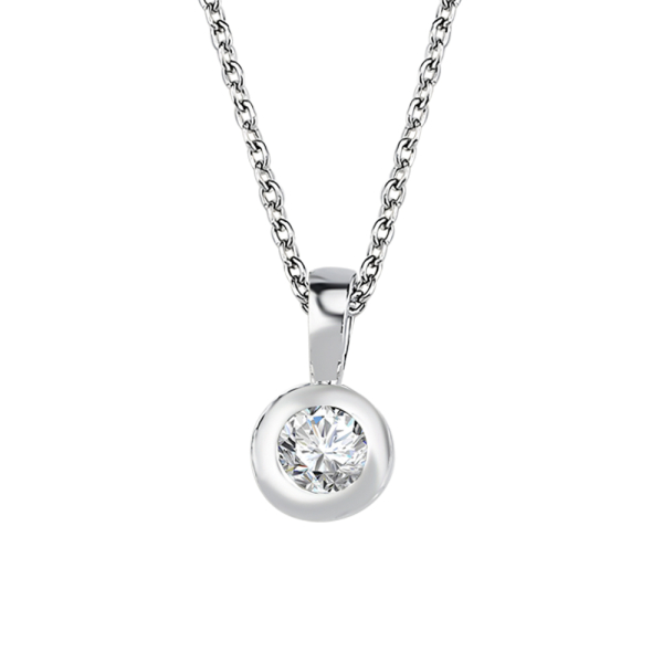 Pırlanta Tektaş Kolye