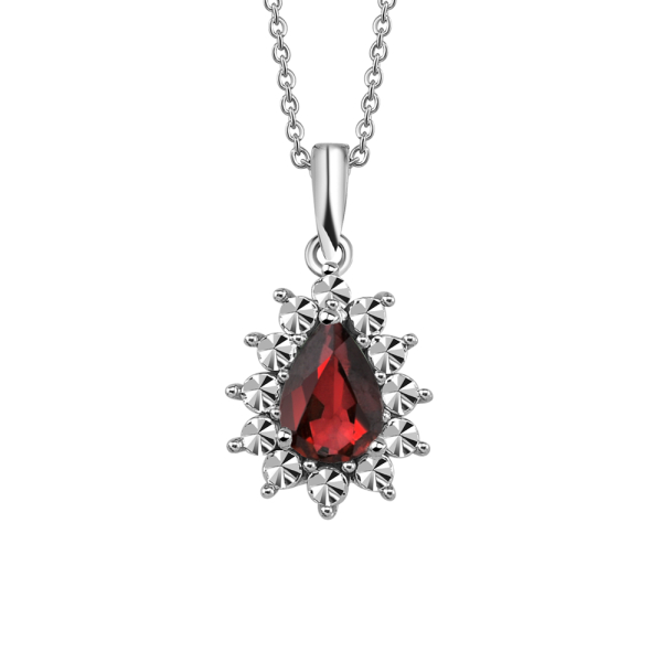 Damla Yakut Altın Kolye