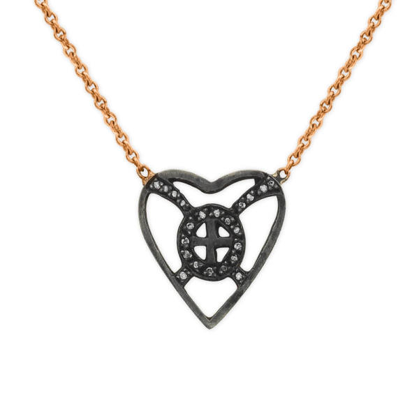 Pırlanta Kolye Adinkra Umut Sembolü