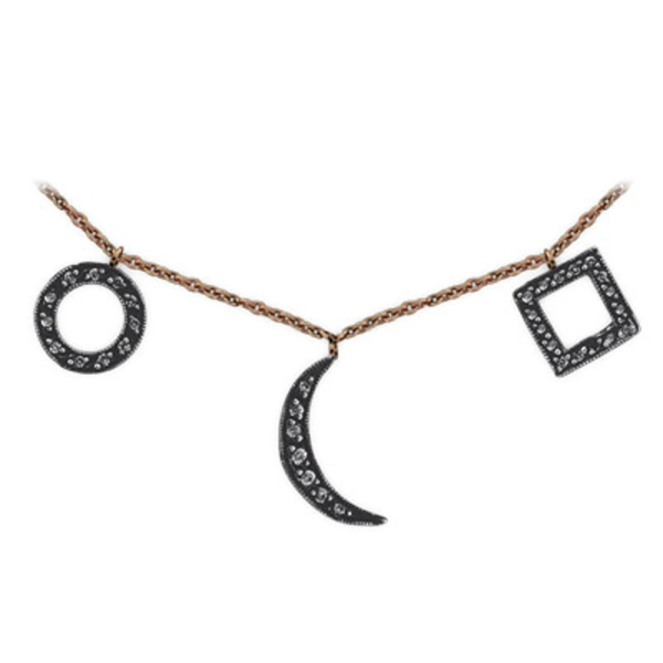 Pırlanta 4 Element Sembol Kolye