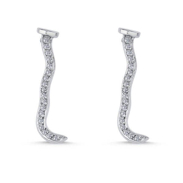 Pırlanta Çivi Küpe