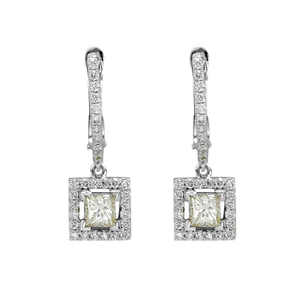 Pırlanta Fantezi Prenses Küpe