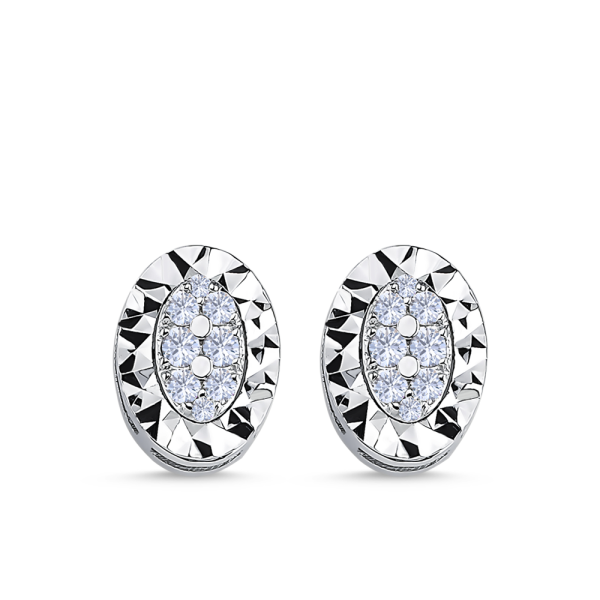 Pırlanta Effect Küpe Rimini