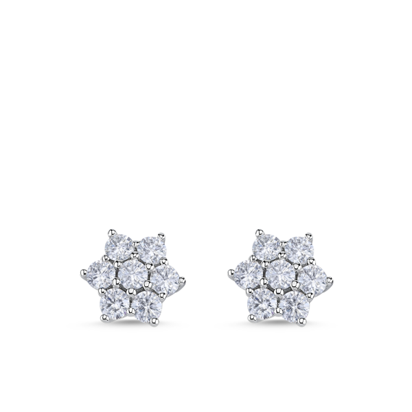 Pırlanta Effect Küpe Messina