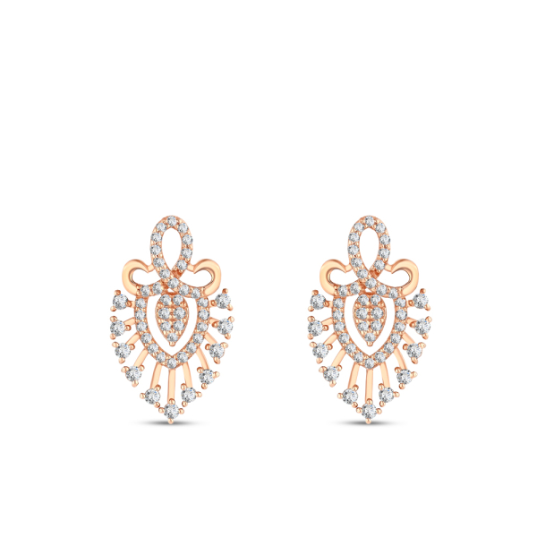 Pırlanta Taç Tasarım Küpe