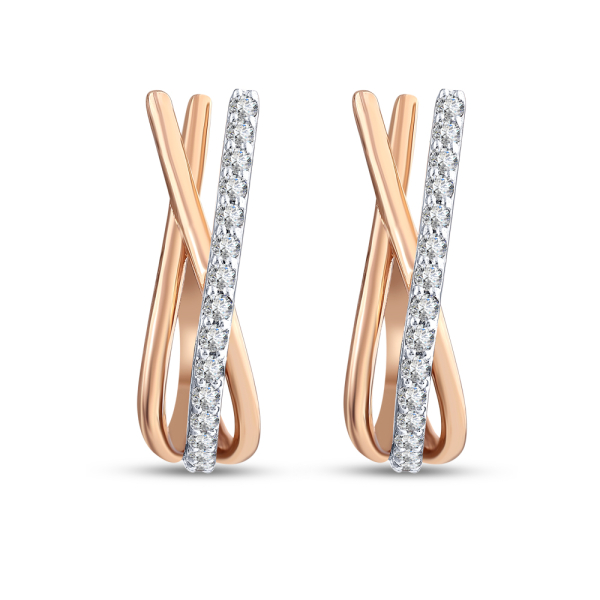 0.18 Karat Pırlanta Küpe