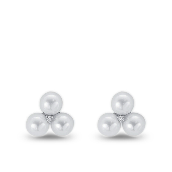  Pırlanta İnci Küpe