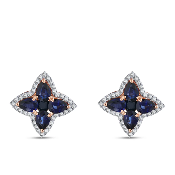 Şans Damla Safir Küpe