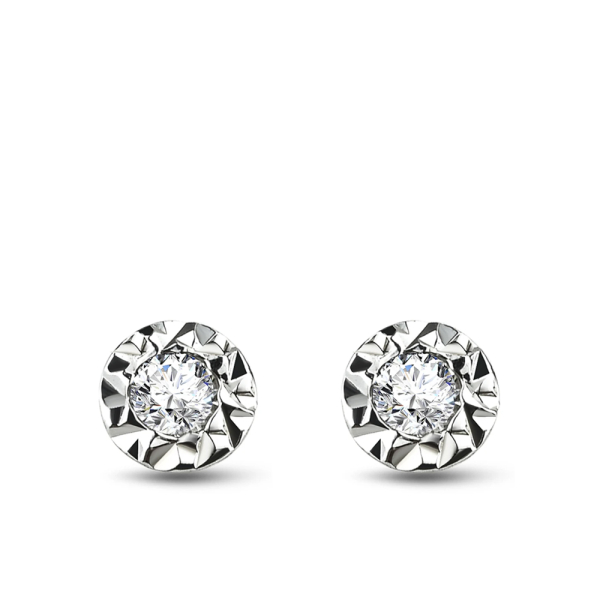 Pırlanta Tektaş Miracle Küpe (0.30 Karat Görünüm)