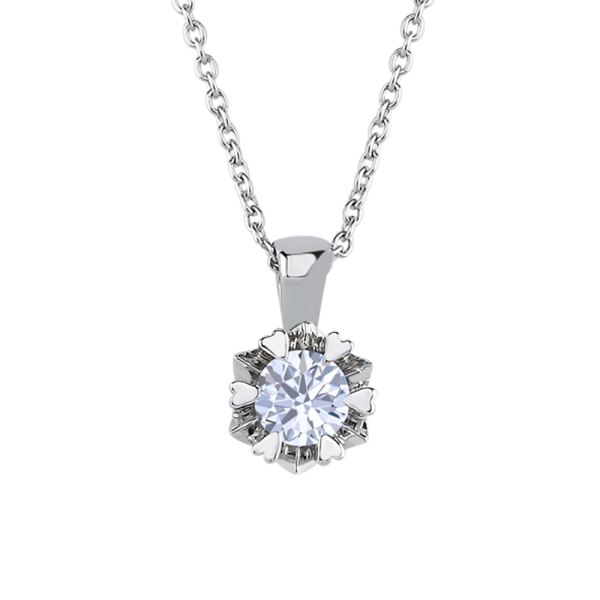 Pırlanta Tektaş Miracle Kolye (0.15 Karat Görünüm)