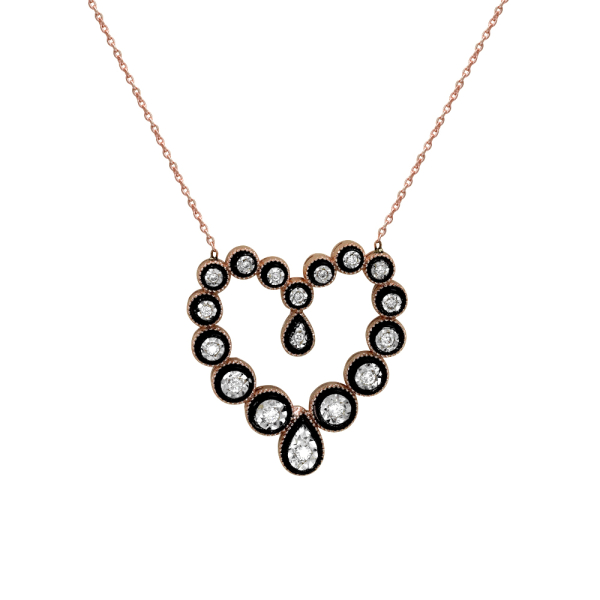 0.31 Karat Pırlanta Kalp Miracle Kolye