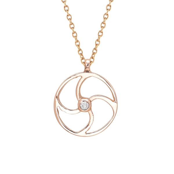 Pırlanta Armoni (Manji) Sembolü Kolye Adinkra