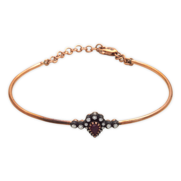 Elmas Kelepçe Yakut Bileklik