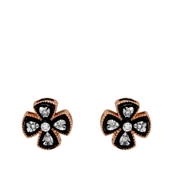 Çiçek Modeli Miracle Elmas Küpe