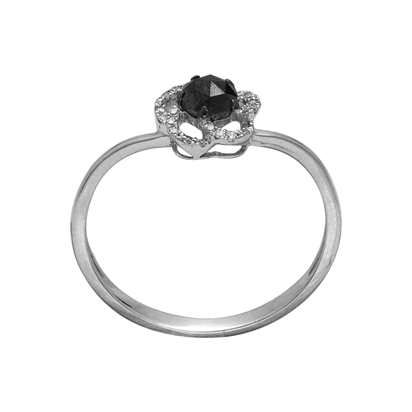 0.52 Karat Siyah Pırlanta Yüzük