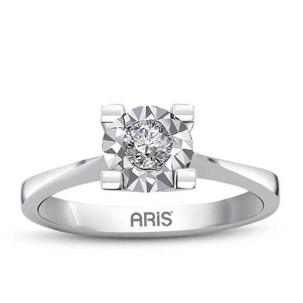 Pırlanta Miracle Tektaş Yüzük (0.70 Karat Görünümlü)