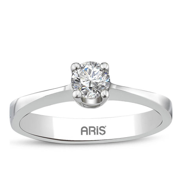 0.30 Karat Pırlanta Tektaş Yüzük Carpi