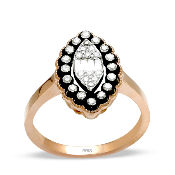 Elmas Markiz Tasarım Baget Yüzük