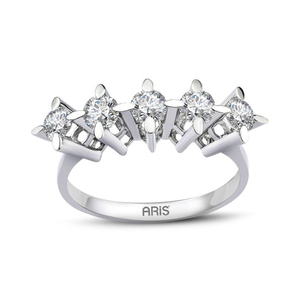 0.60 Karat Pırlanta Beştaş Alyans