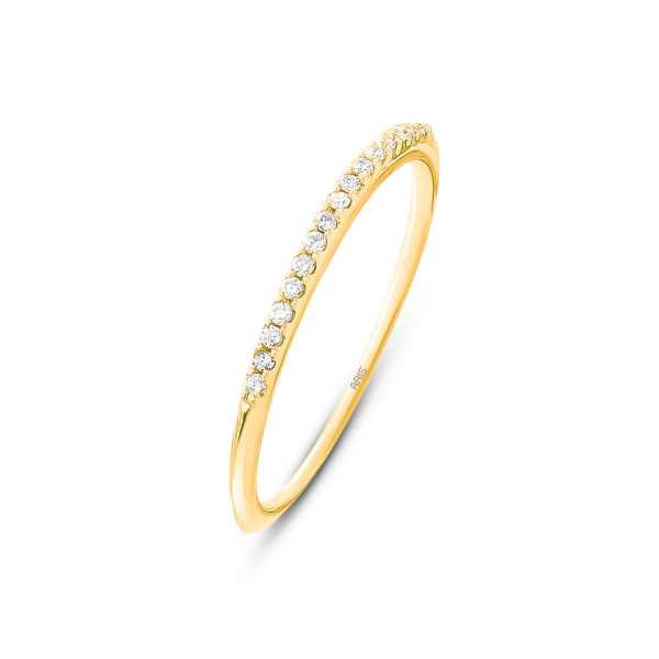 0.06 Karat Pırlanta Yarımtur Alyans
