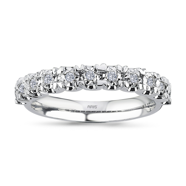 0.11 Karat Pırlanta Yarımtur Yüzük